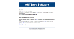 Desktop Screenshot of antspec.com