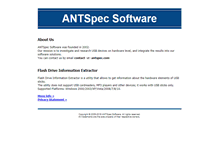 Tablet Screenshot of antspec.com